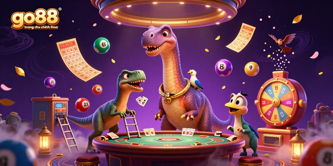 Engage in thrilling gameplay at go88 trang chu chinh thuc with vibrant casino elements and characters.