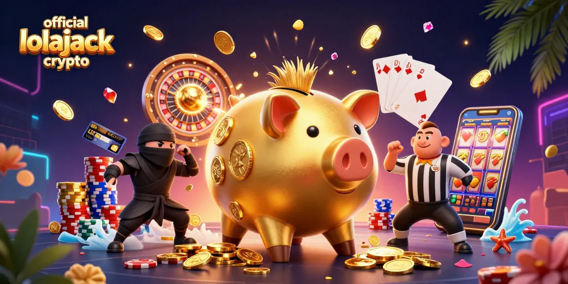 Experience the thrill of gaming with official lolajack crypto in this vibrant casino scene.